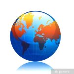 Globe, terrestre,terre,plante,planisphre, bleu, monde,